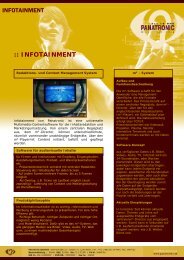 INFOTAINMENT :: INFOTAINMENT - Panatronic