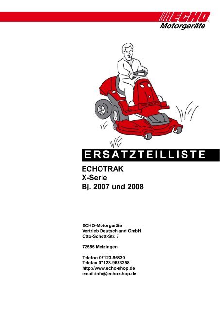 X-Serie ab Bj. 2007 - Gartentechnik-Bremen