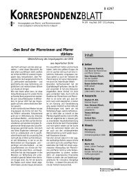 Ausgabe 2007 - Pfarrer- und Pfarrerinnenverein