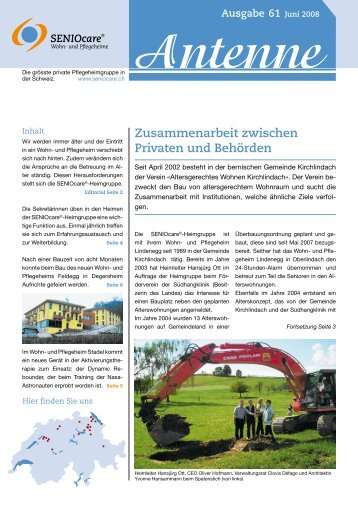 Antenne - Ausgabe 61 - SENIOcare