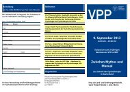 Flyer - Verband Psychologischer Psychotherapeutinnen und