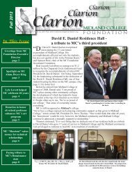 Clarion - The Midland College Foundation