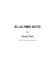 Roald Dahl - El último acto