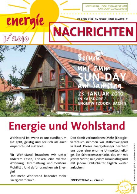 Energie und Wohlstand - SOLARier