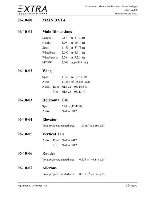 Chapter 6 - Extra Aircraft