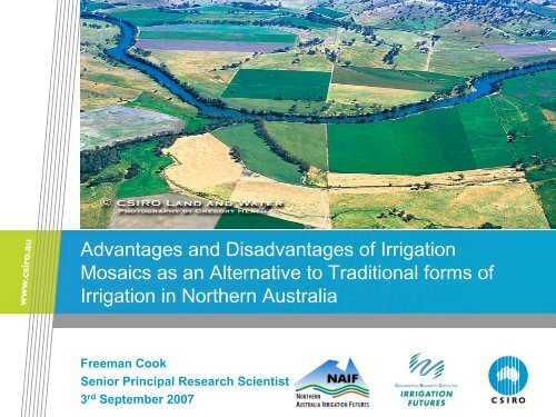 Advantages and Disadvantages of Irrigation ... - Riversymposium