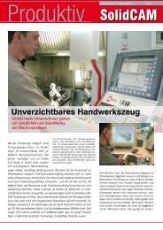 Unverzichtbares Handwerkszeug - SolidCAM