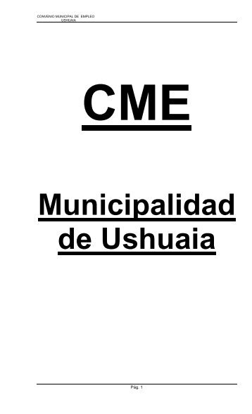 convenio municipal de empleo ushuaia.pdf - UniÃ³n Personal Civil ...