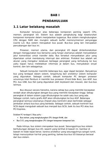 Bab I Pendahuluan 1 1 Latar Belakang Masalah Undip