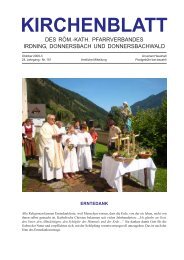 Kirchenblatt 2009-3 - Pfarrverband Irdning