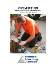 PIPE-FITTING - Technical Learning College