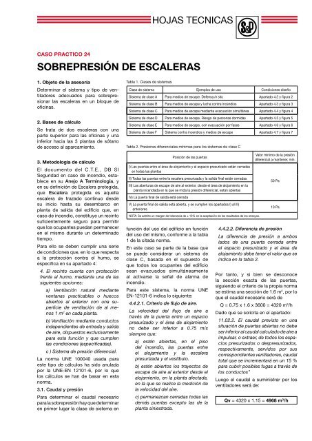 SOBREPRESIÃ“N DE ESCALERAS - Soler & Palau