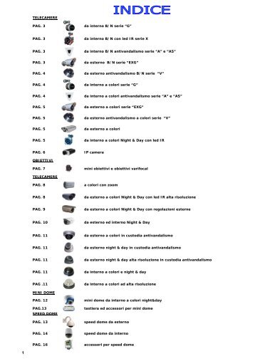 Catalogo completo prodotti RDS - SAAT srl