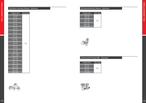 ROLL GROOVE FITTINGS - Firepipe Supply