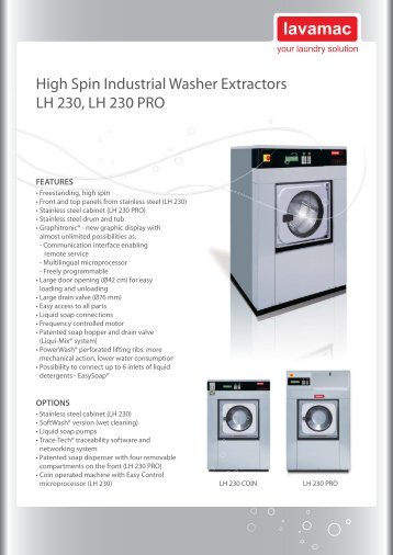 Lavamac LH 23KG - Laundry Equipment