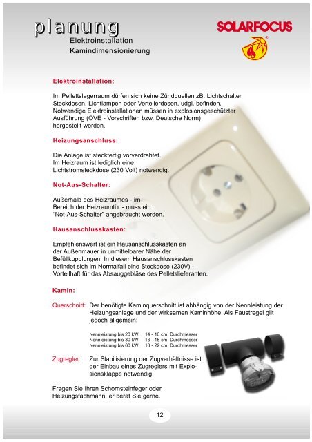 Das nutzbare Volumen beträgt rund 2/3 des ... - Solarfocus