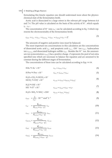 Modeling of Biogas Reactors