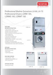 katalogovy list.indd - Laundry Equipment