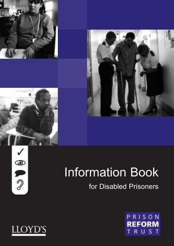 Information Book for Prisoners with a Disability - Inside Time