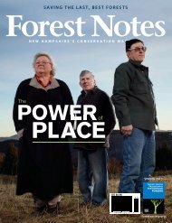 Forest Notes - Society for the Protection of New Hampshire Forests