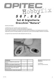 Set di bigiotteria Orecchini âNatureâ - Opitec.com