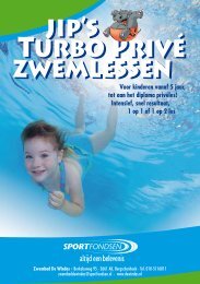 Turbo PrivÃ© zwemlessen - Sportfondsen