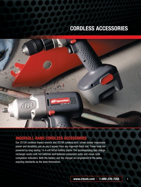 CORDLESS ACCESSORIES - Ingersoll Rand