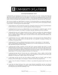 Payment Agreement and Promissory Note - Sites at La Verne ...