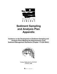 Sediment Sampling and Analysis Plan Appendix - Washington State ...