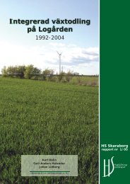 Integrerad odling - HushÃ¥llningssÃ¤llskapet Skaraborg