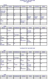 calendario pruebas 8Â° B