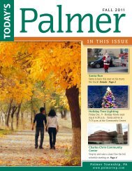 IN THIS ISSUE - Palmer Township