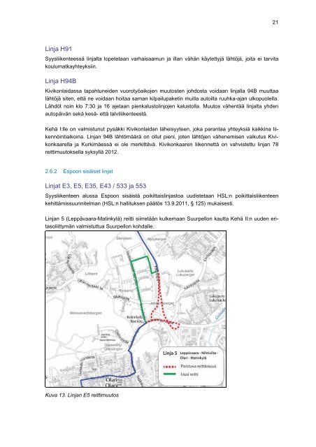 LiikennÃ¶intisuunnitelma 2013-2014 - HSL