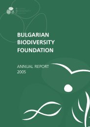 BULGARIAN BIODIVERSITY FOUNDATION