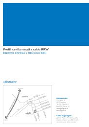 Profili cavi laminari a caldo RRW - Frigerio & Co