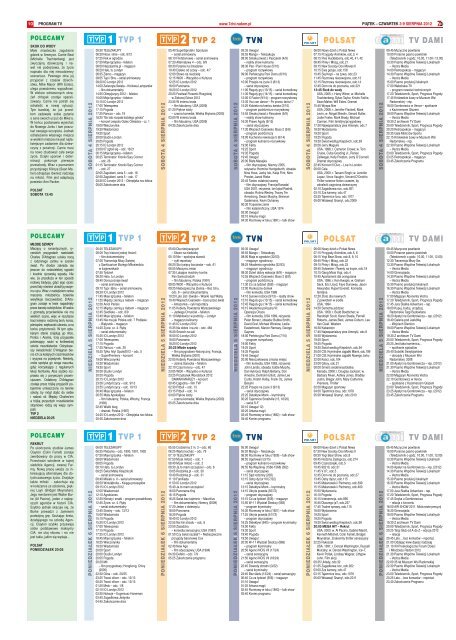 10 Program Tv Www 7dni Ra