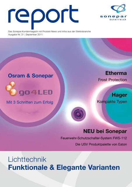 Lichttechnik Funktionale & Elegante Varianten - Sonepar Österreich