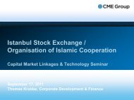 Thomas Krabbe, CME Group-Capital Markets Linkages Seminar - OIC