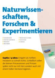 Naturwissenschaften, Forschen & Experimentieren