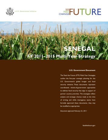 Feed the Future Multi-Year Strategy, Senegal, Public