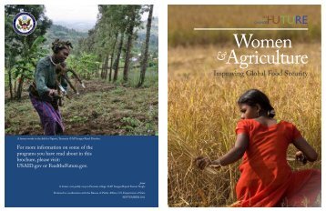 Women and Agriculture Report - Feed the Future