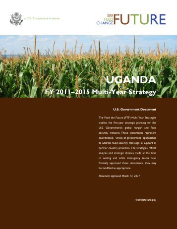 Feed the Future Multi-Year Strategy, Uganda, Public