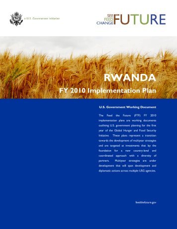 Rwanda FY2010 Implementation Plan - Feed the Future