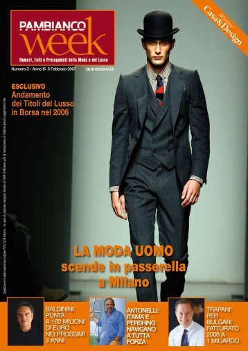 LA MODA UOMO scende in passerella a Milano - Pambianconews