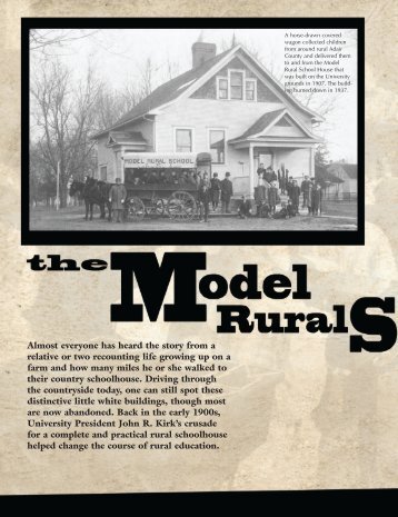 Model Rural School - Alumni - Truman State University