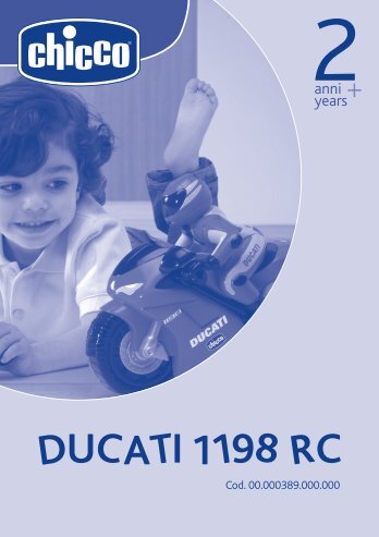 Manuale Istruzioni DUCATI 1198 RC - Chicco