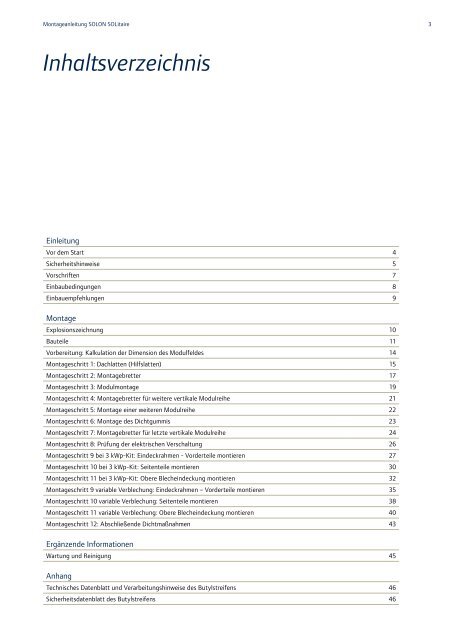 Montageanleitung - Solon
