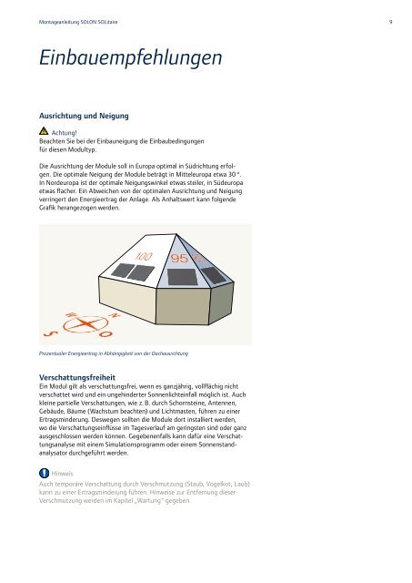 Montageanleitung - Solon