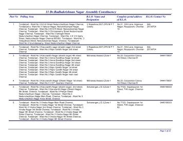 Dr.Radhakrishnan Nagar - Elections.tn.gov.in