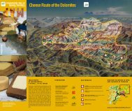Cheese Route of the Dolomites â Valli di Fiemme, Fassa and ...